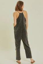 Load image into Gallery viewer, Avery Black Acid Wash Jumpsuit (S-3XL)