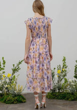 Load image into Gallery viewer, Wren Blush Floral Midi Dress