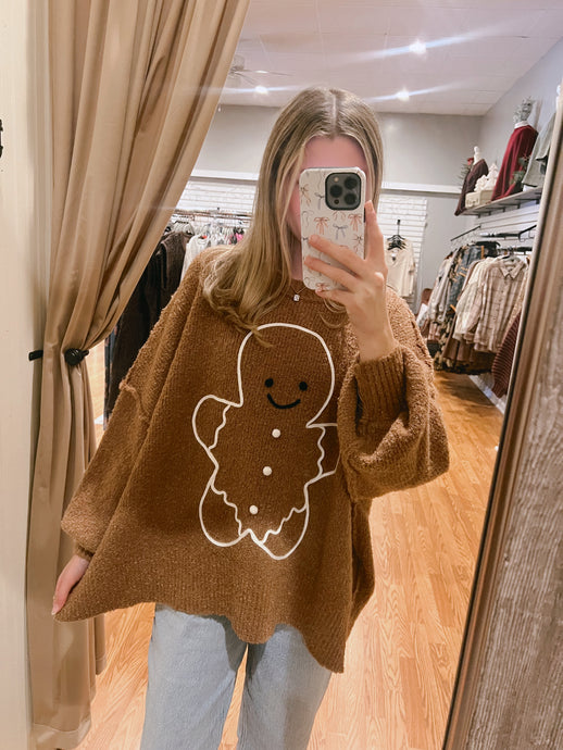 Gingerbread Oversized Sweater