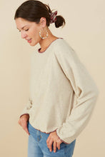 Load image into Gallery viewer, Burgundy Stitch Detailed Sweater