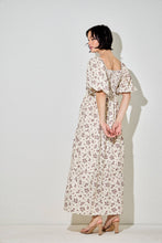 Load image into Gallery viewer, Floral Bubble Sleeve Maxi Dress (XS-3XL)