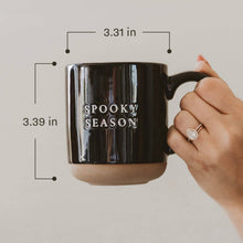 Load image into Gallery viewer, Brown Leaves Stoneware Coffee Mug