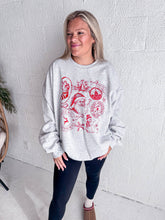 Load image into Gallery viewer, Christmas Postage Grey Sweatshirt (S-3XL)
