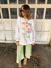 Load image into Gallery viewer, Take it easy sweatshirt - ash gray (S-3XL)