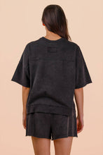 Load image into Gallery viewer, Chelsea Mineral Washed Set in Black (S-3XL)