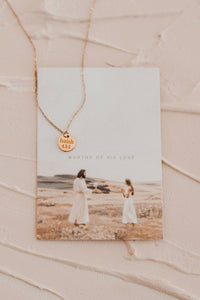 Worthy Disc Necklace | Christian Jewelry