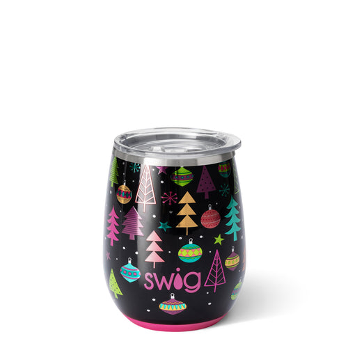 Swig Merry & Bright Stemless Wine Cup