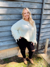 Load image into Gallery viewer, Here for the Party Fringe Sweater Curvy